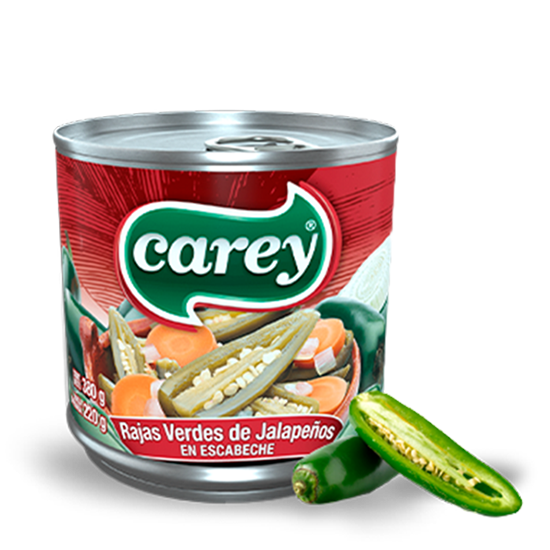 Rajas Verdes de Jalapeño en Escabeche