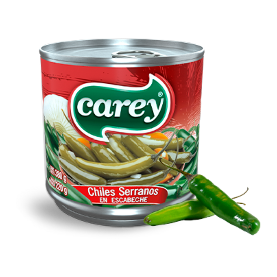 Chiles Serranos en Escabeche